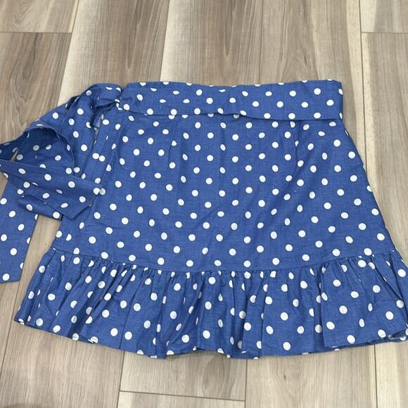 Privacy Please June mini skirt in riviera dot size large - Picture 6 of 8